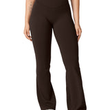 Women's Hugcurve No Front Seam Flare Leggings 33.5'' Aspen Olive