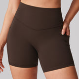 Women's Hugcurve No Front Seam Pockets Shorts 5" Royal Blues