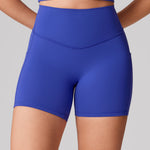 Women's Hugcurve No Front Seam Pockets Shorts 5" Black