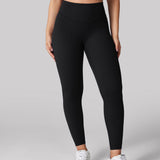 Women's Hugcurve Hidden Scrunch Butt Leggings 25" - No Front Seam Black