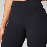 Women's Hugcurve Hidden Scrunch Butt Leggings 25" - No Front Seam Black