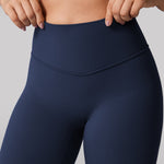 Women's Hugcurve Hidden Scrunch Butt Leggings 25" - No Front Seam Noctilucence Blue