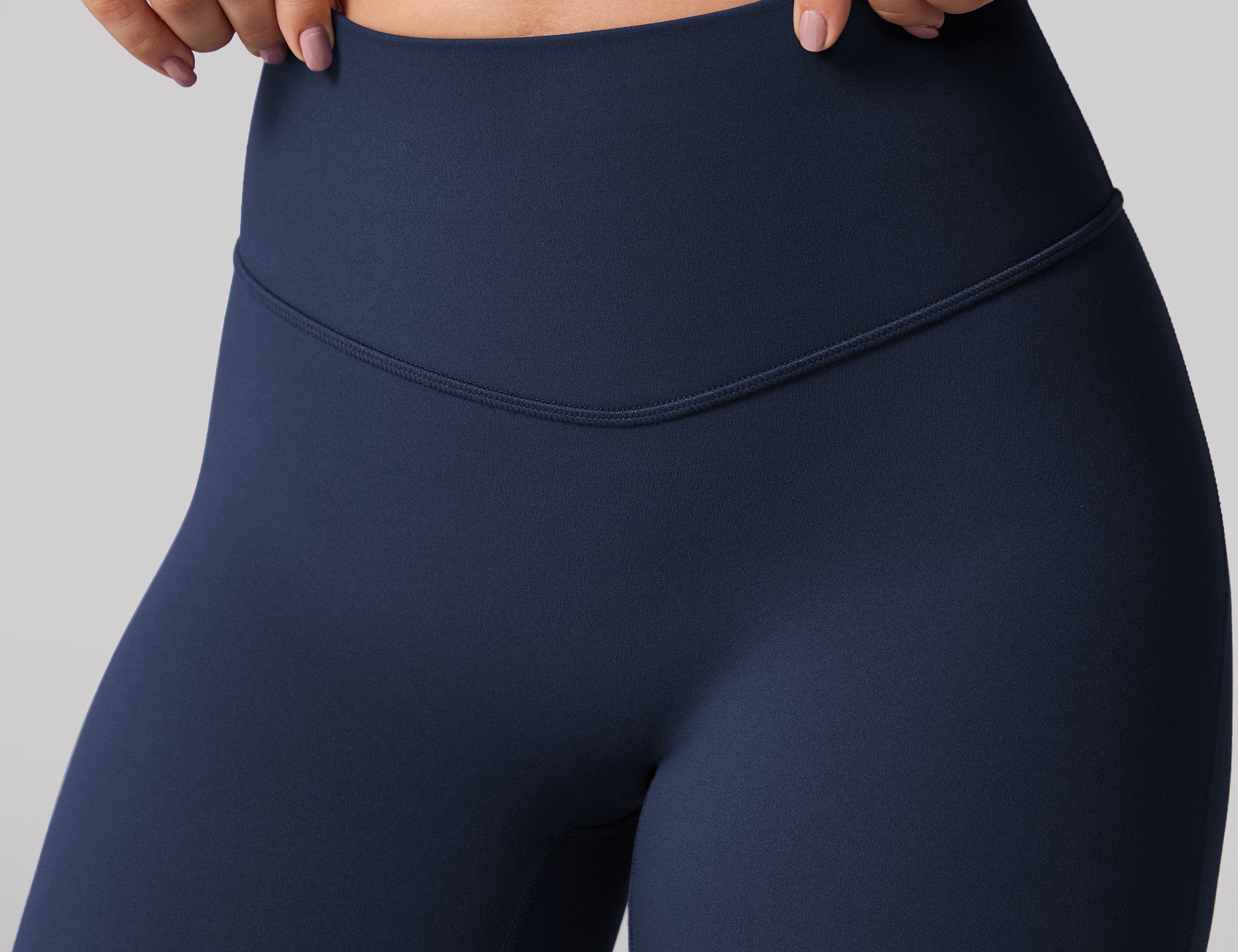Women's Hugcurve Hidden Scrunch Butt Leggings 25" - No Front Seam Noctilucence Blue