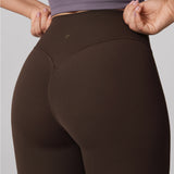 Women's Hugcurve Hidden Scrunch Butt Leggings 25" - No Front Seam Black