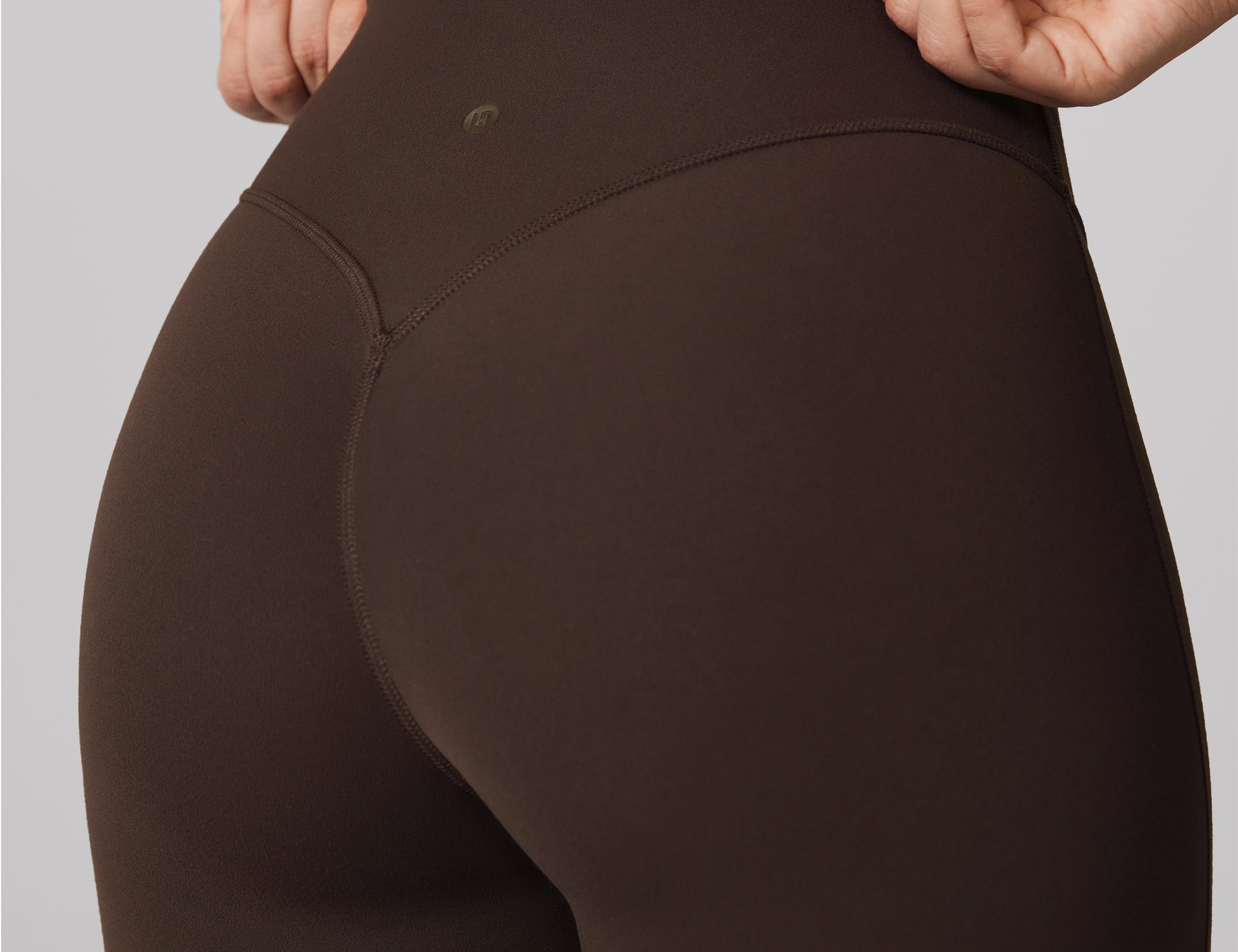 Women's Hugcurve Hidden Scrunch Butt Leggings 25" - No Front Seam Black