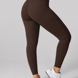 Women's Hugcurve Hidden Scrunch Butt Leggings 25" - No Front Seam Black