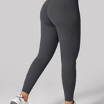 Women's Hugcurve Hidden Scrunch Butt Leggings 25" - No Front Seam Clay Brown