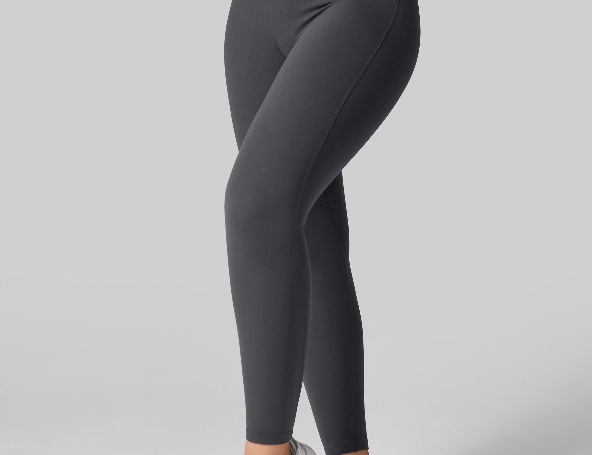 Women's Hugcurve Hidden Scrunch Butt Leggings 25" - No Front Seam Clay Brown