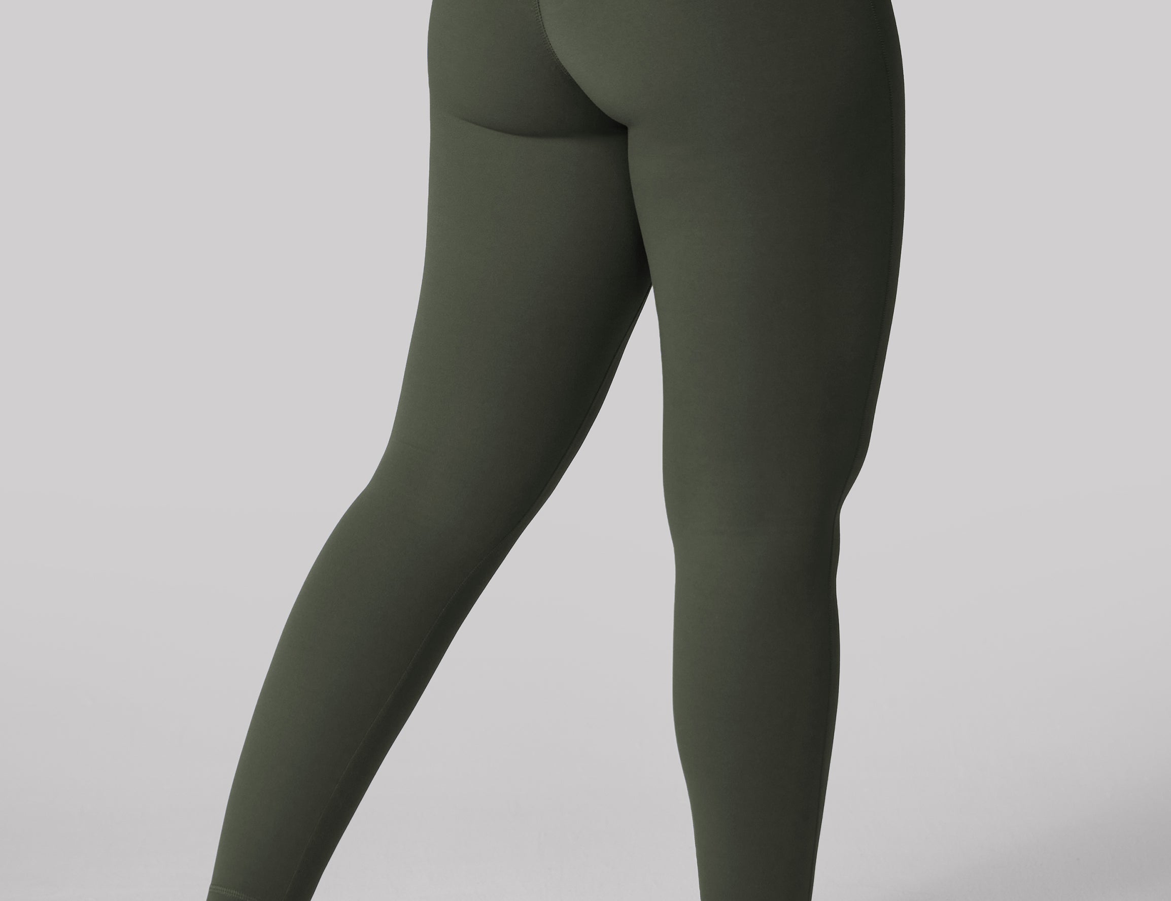 Women's Hugcurve Hidden Scrunch Butt Leggings 25" - No Front Seam Clay Brown