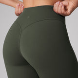 Women's Hugcurve Hidden Scrunch Butt Leggings 25" - No Front Seam Graphite Grey
