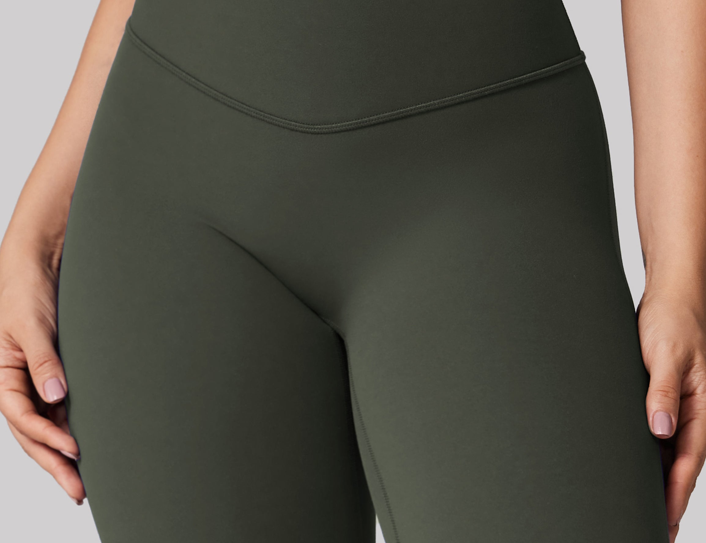 Women's Hugcurve Hidden Scrunch Butt Leggings 25" - No Front Seam Graphite Grey