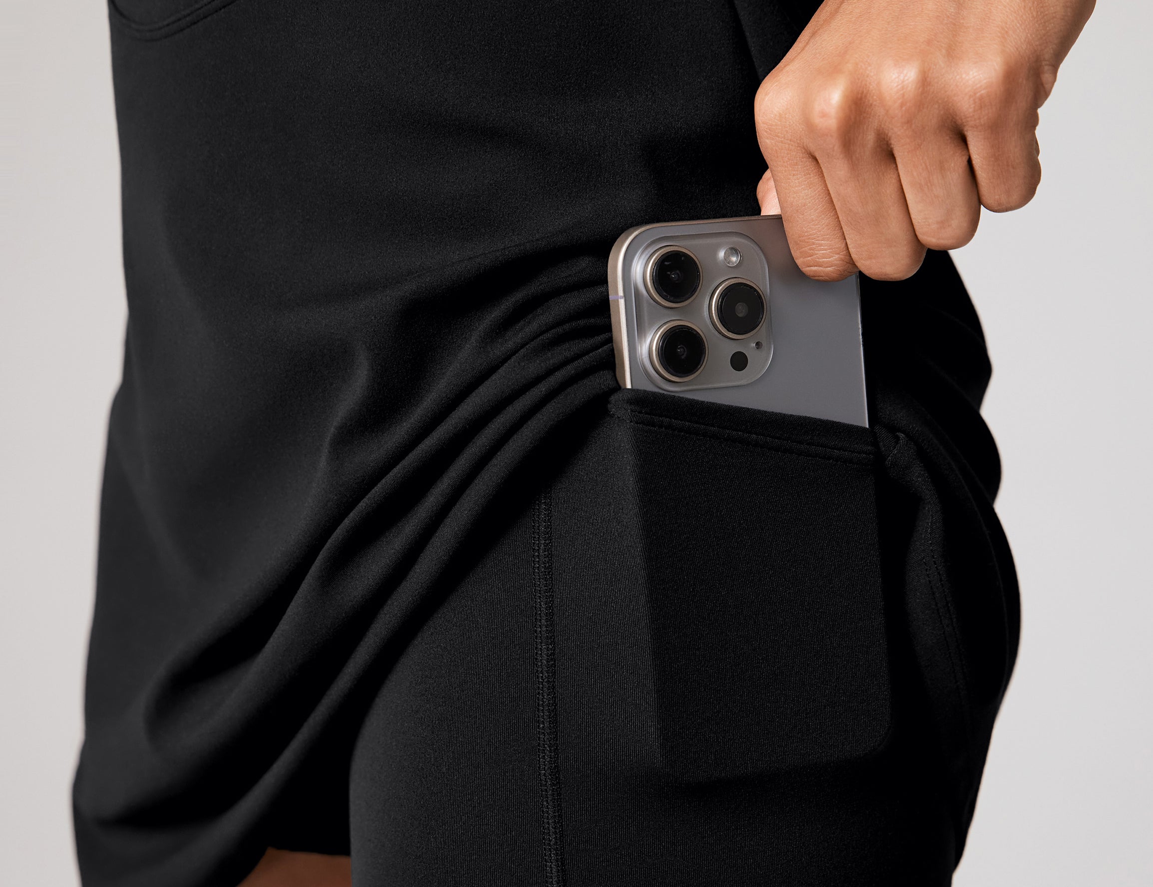 Women's Hugcurve One Shoulder Tennis Dress - Detachable Strap Black