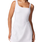 Women's Hugcurve One Shoulder Tennis Dress - Detachable Strap Black