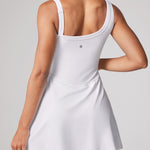 Women's Hugcurve One Shoulder Tennis Dress - Detachable Strap Black