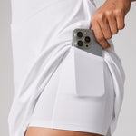 Women's Hugcurve One Shoulder Tennis Dress - Detachable Strap Black