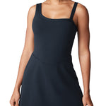 Women's Hugcurve One Shoulder Tennis Dress - Detachable Strap White