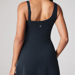 Women's Hugcurve One Shoulder Tennis Dress - Detachable Strap White