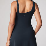 Women's Hugcurve One Shoulder Tennis Dress - Detachable Strap White