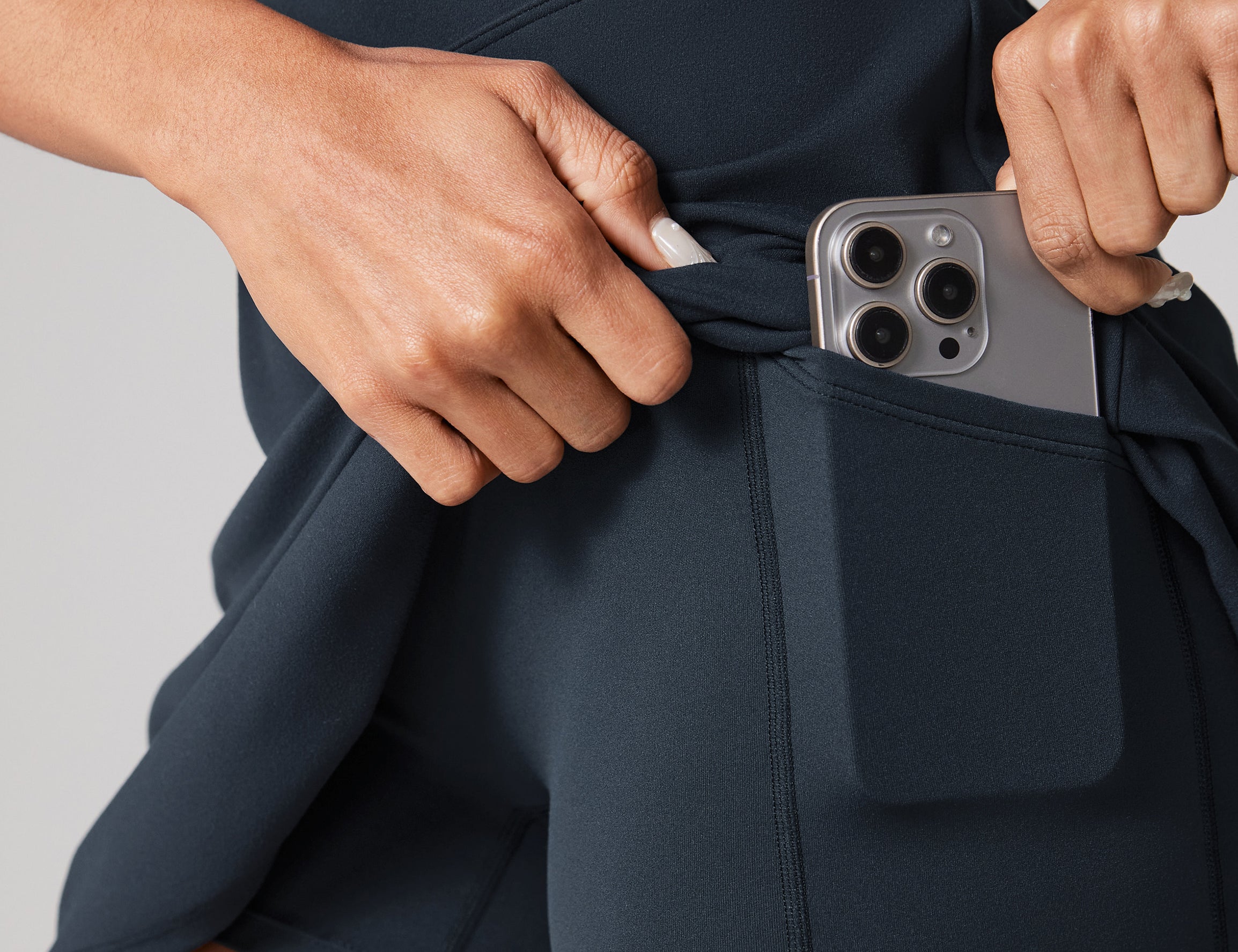 Women's Hugcurve One Shoulder Tennis Dress - Detachable Strap White