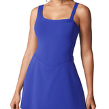 Women's Hugcurve One Shoulder Tennis Dress - Detachable Strap White