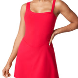 Women's Hugcurve One Shoulder Tennis Dress - Detachable Strap Twilight Blue