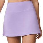 Women's Hugcurve Tennis Skirts with Inner Pockets Pastel Lilac