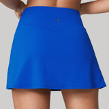 Women's Hugcurve Tennis Skirts with Inner Pockets Twilight Blue
