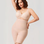 Women's High Waisted Shapewear Short Beige