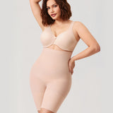 Women's High Waisted Shapewear Short Beige