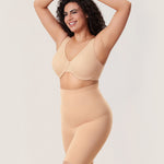 Women's High Waisted Shapewear Short Warm Beige @model_info:Beige