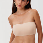 Women's Seamless Bandeau Bra Light Oatmeal