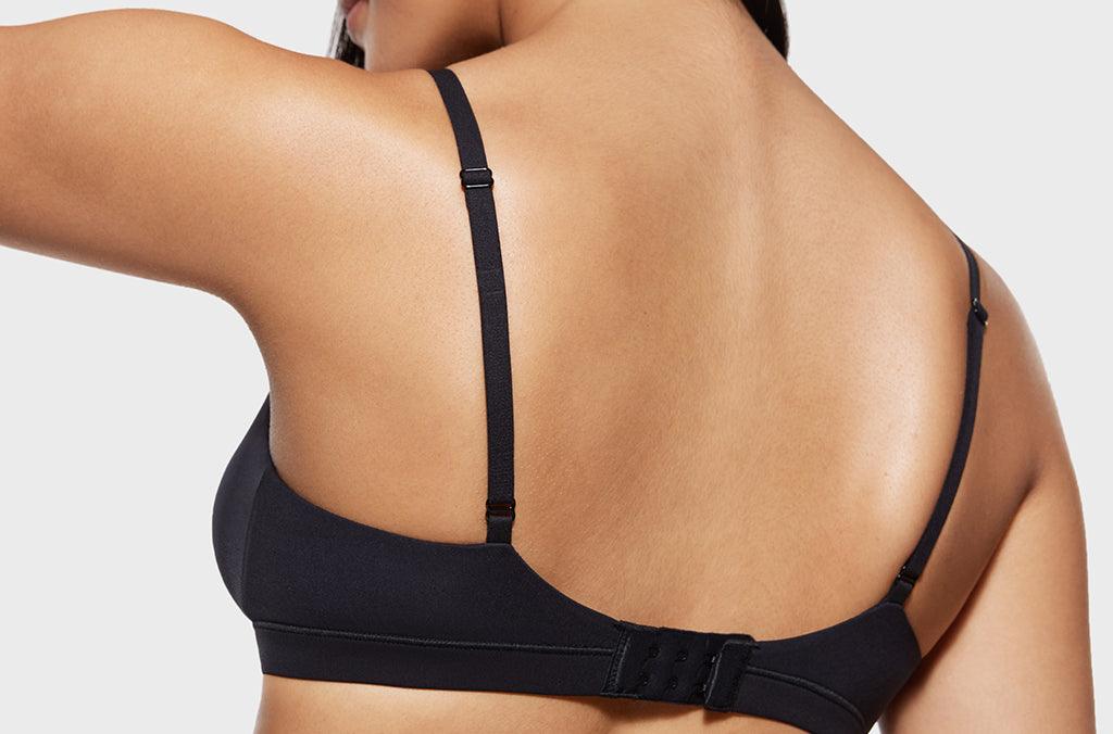 Women's Crossover Bralette Black