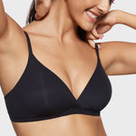 Women's Crossover Bralette Black