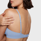 Women's Crossover Bralette Moonlight Blue