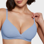 Women's Crossover Bralette Moonlight Blue