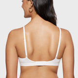 Women's Crossover Bralette Coconut White