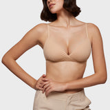Women's Crossover Bralette Warm Beige