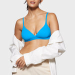 Women's Crossover Bralette Madagascar Blue