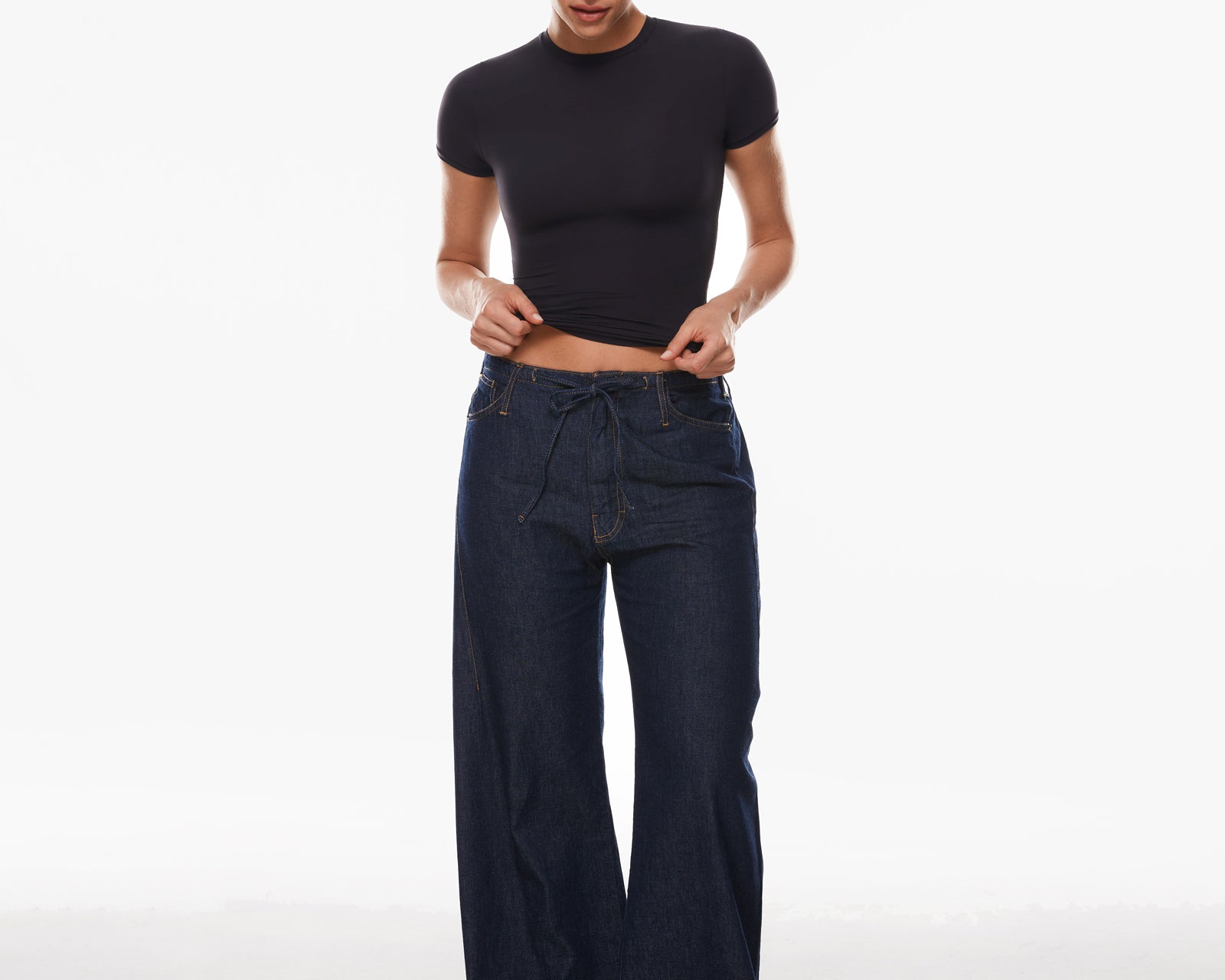 Women's Single Layer Basic Short Sleeve Top - Crew Neck Hazelnut