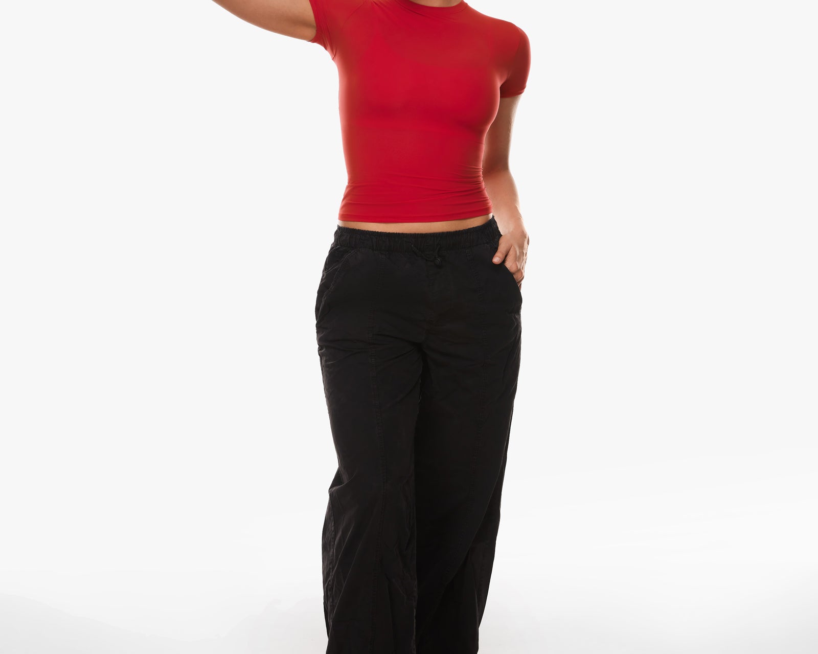 Women's Single Layer Basic Short Sleeve Top - Crew Neck Wheat Beige