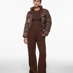 Women's Thermal Crewneck Long Sleeve Top Black