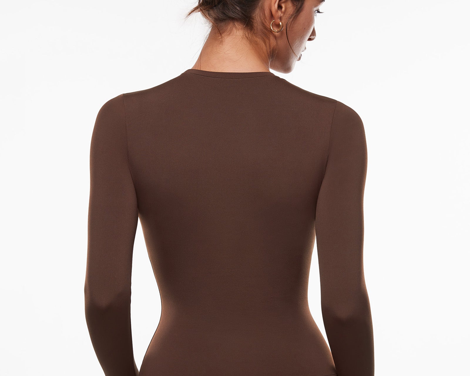 Women's Thermal Crewneck Long Sleeve Top Black