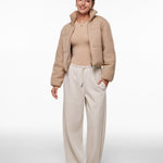 Women's Thermal Crewneck Long Sleeve Top Hazelnut