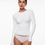 Women's Thermal Crewneck Long Sleeve Top Hazelnut