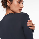 Women's Thermal Crewneck Long Sleeve Top Wheat Beige