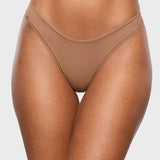 Women's V-shaped Low Rise Thongs 3 Pack Gravel (3pack)