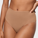 Women's Seamless High Rise Thongs 3 Pack Gravel (3pack)