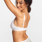 SOULVOR V-Neck Wireless unpadded Bralette Natural