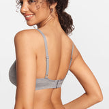 SOULVOR V-Neck Wireless unpadded Bralette Sweet Pink