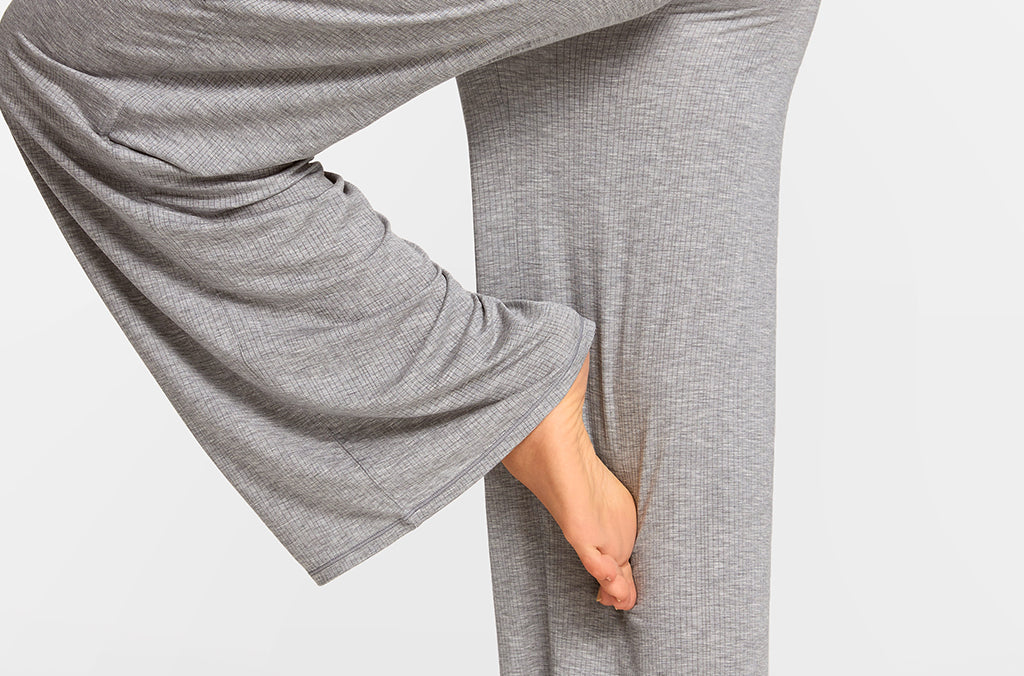 SOULVOR Wide Leg Casual Pants Light Khaki Heather